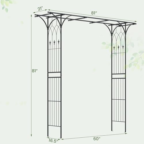 Garden Arbor Wedding Arch for Ceremony Party