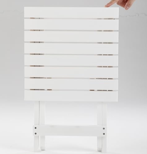 Outdoor Small Table Square Folding Wooden Patio Side Table Furniture Table for Adirondack Chair