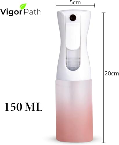 Continuous Mist Clear Spray Bottle 150ml Fine Mist for Hair