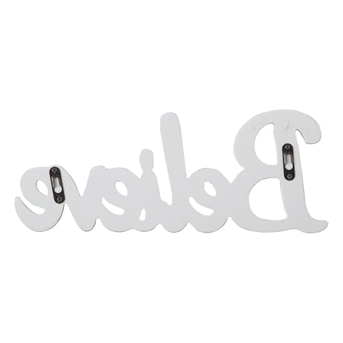 Farmhouse Believe Sign for Tabletop 14 Inch (Believe)