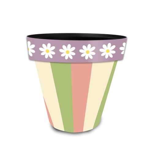 Planter 8.5" x 8.5" x 8.5" Spring Stripes Planter (Spring Stripes / Small)