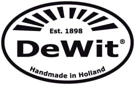 DeWit 5-Tine Hand Cultivator – Tempered Boron Steel Claw Tool for Weeding, Aerating & Debris Removal – Ash Hardwood Handle – Compact Garden Tool – 11” Long