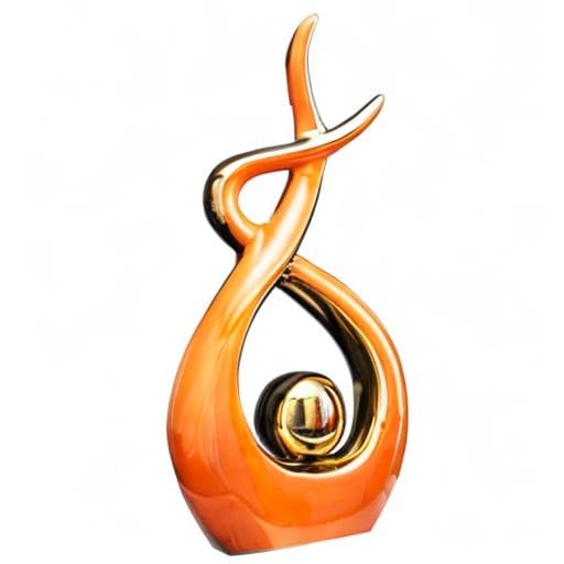 Home Decor Modern Abstract Art Ceramic Statue Table Decor