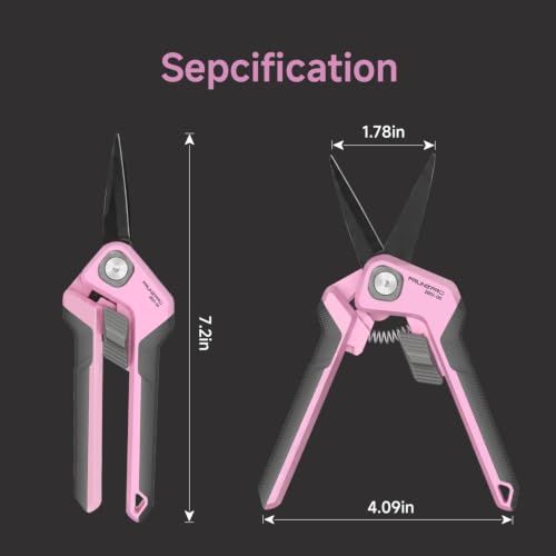 Pruning Shears Scissors Set (Pink)
