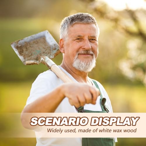4 Pcs 54" Wooden Shovel Handle Replacement 1.3" Dia (54")