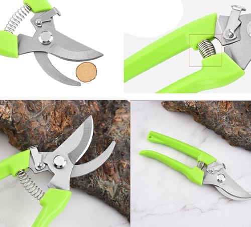 Garden Flower Shears Pruning Shears 6.9 inches Scissors Heavy Duty Plant Scissors for Cutting Flowers