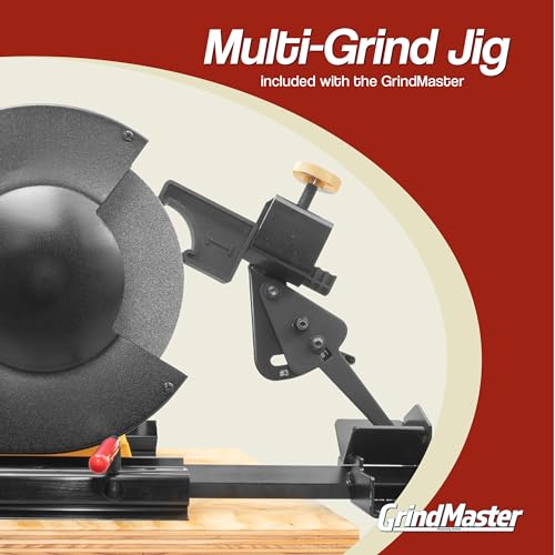 GrindMaster Lathe Tool Sharpening Jig with Quad Setup 8"