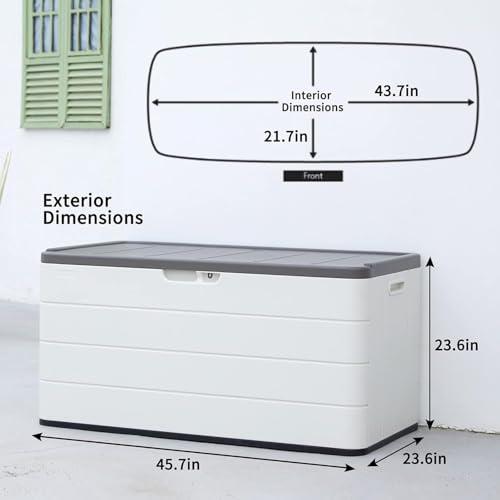 Heavy Duty 100 Gallon Outdoor Storage Box