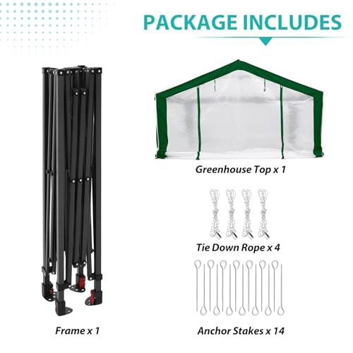 8x6 Walk in Pop Up Greenhouse