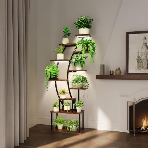 Plant Stand Indoor with Grow Lights
