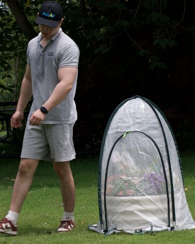 Pop up Greenhouse Tent Cover for Raised Bed