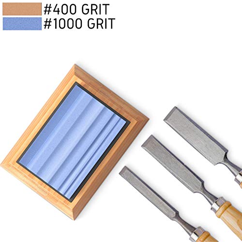 Grooved Sharpening Stones for Wood Carving Tools & Gouges (2 Count)