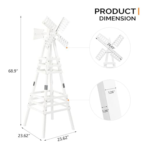 Outdoor Yard Windmill