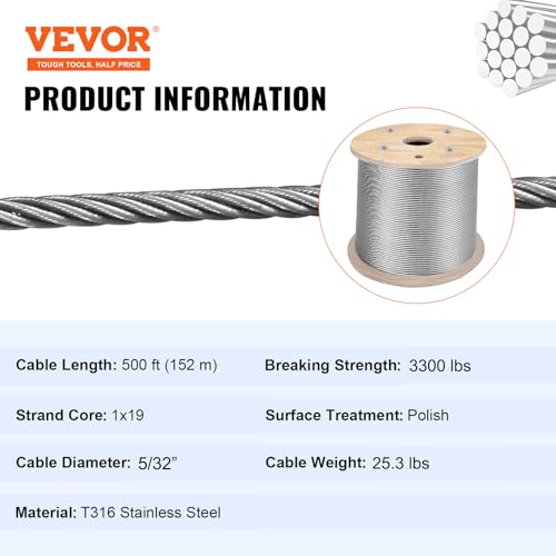 5 32 Stainless Steel Cable