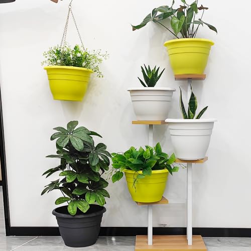 10 Inch Plant Pots Set of 5