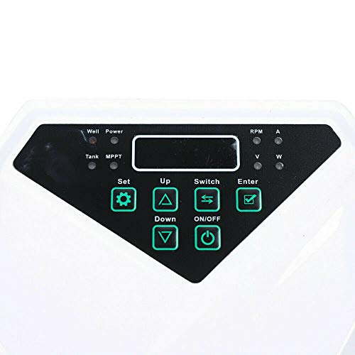 3 Inch Solar Water Pump Submersible Well Deep Bore Screw Well Garden Irrigation Kit with MPPT Controller