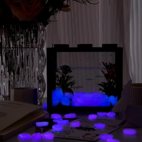 150 PCS Glow in The Dark Rocks (Purple/150 pcs / 2.5x2x0.5cm)