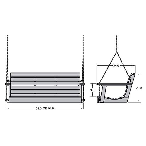 Weatherly Porch Swing 5 Feet