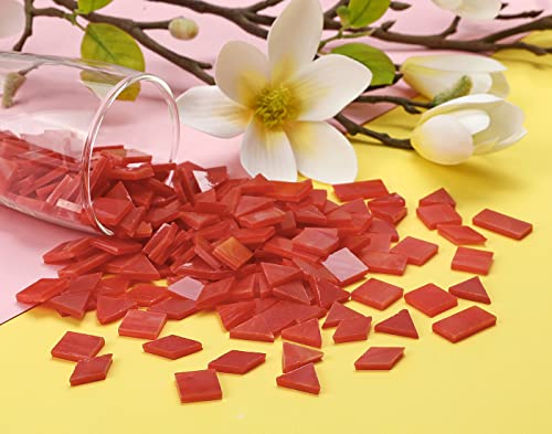 A Wide Range of Color selections Glass Mosaic Tiles Pieces for Art Crafts (200 Count)