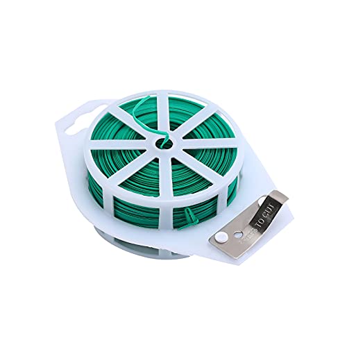 Twist Ties Plastic Coated Wire for Garden Plant (328 Foot)