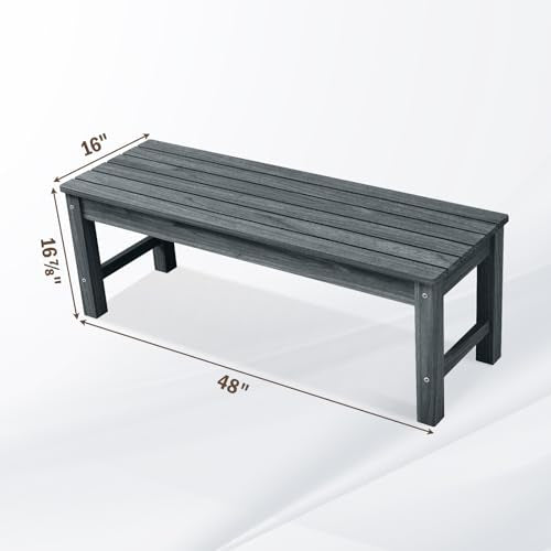 47" Outdoor Bench for 2