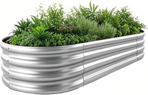 Galvanized Raised Garden Bed 4x2x1ft