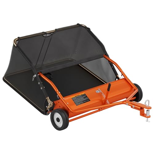 48" Lawn Sweeper Tow Behind (48 inch / Orange)