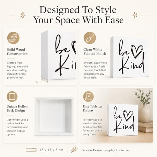 Inspirational Wooden Box Sign (Home sign 18)