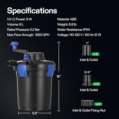 Bio Pressure Pond Filter