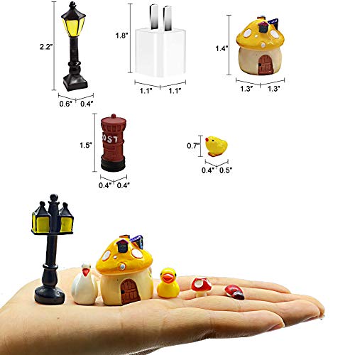 Selected 100 Pcs Fairy Garden Accessories (100 Count)