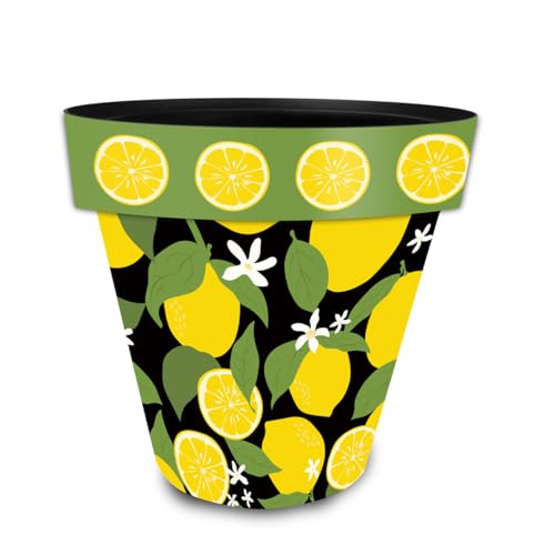 Summer Planter 11.75 x 11 x 11 Lemons Medium (Lemons / Medium)