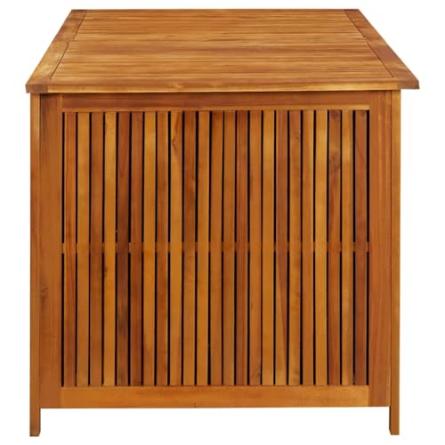Patio Storage Box 59.1"x31.5"x29.5" Solid Acacia Wood