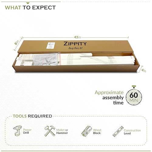 Zippity Ashley Corner Picket Fence (8.33 Sq Ft)