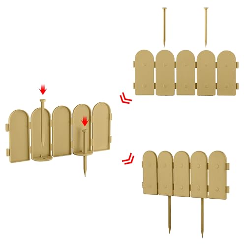 Garden Border Plastic Edging (Timber / 10ft.)