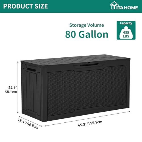 80 Gallon Outdoor Storage Box