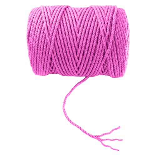 4mm x 500 Feet Pink Jute Rope (500 Foot)