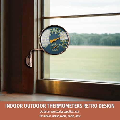 4" Outdoor Thermometer & Humidity Gauge