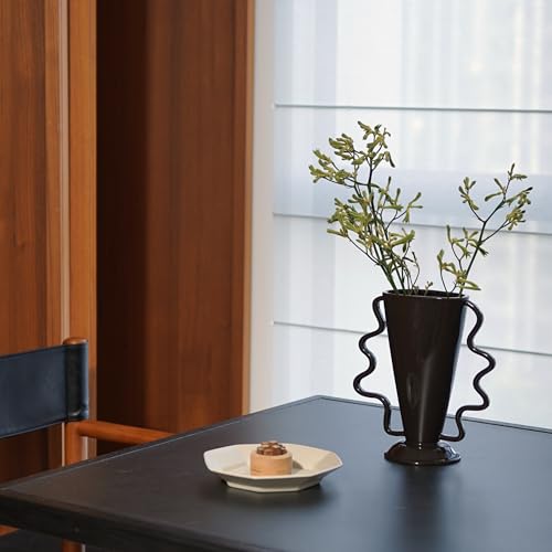 Dark Brown Rotary Vase