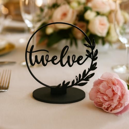 Wedding & Event Table Number Sign