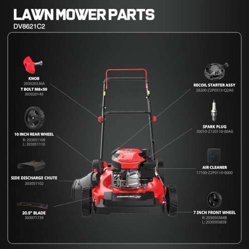 21 Inch Gas Lawn Mower