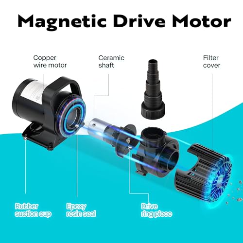120W 2700GPH Submersible Pond Pump with Barrier Bag for Koi Pond