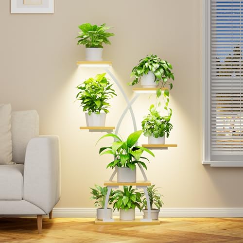 Plant Stand Indoor with Grow Lights