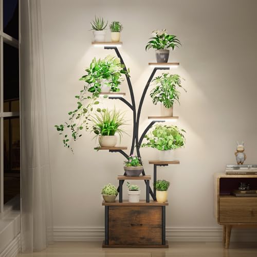 Plant Stand with Grow Light