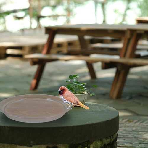 12 Pack 12 Inch Round Plant Saucers for Less 10 Inch Pot Indoors Outdoors Plant Trays for Pots Planter Saucer Plastic Drip Tray Planter Water Tray (12 Count)