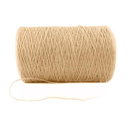 1mm x 1500 Feet Natural Jute Rope (1500 Foot)