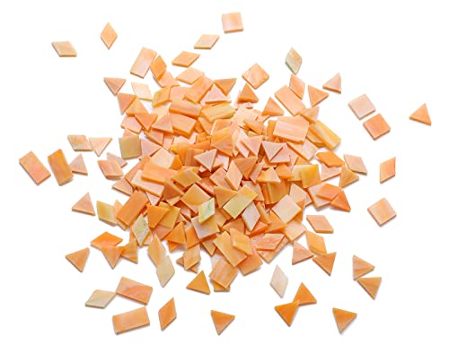 Glass Mosaic Tiles for Art Crafts (200 Count)