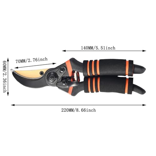 Ultra Sharp Titanium Steel Pruning Shears (gy-b09)