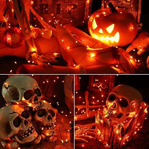 Solar Orange Fairy Lights