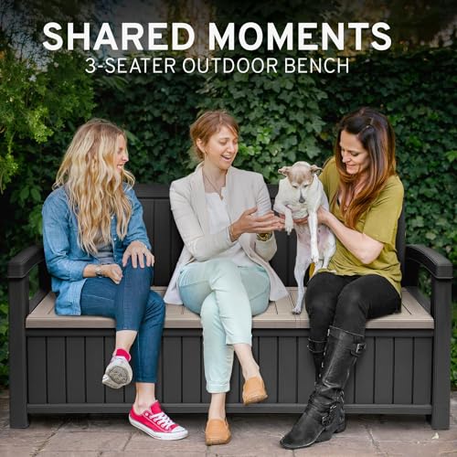 3 Seat Outdoor Storage Bench