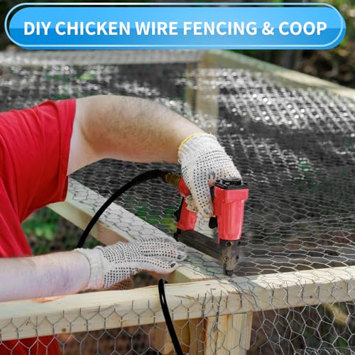 72'' x 150' Black Chicken Wire Fencing (19 gauge 72'' x 150')